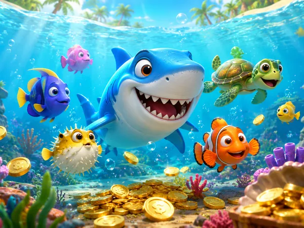 หน้าเกม Gold Toad Fishing สำหรับผู้เล่นบน WASP999